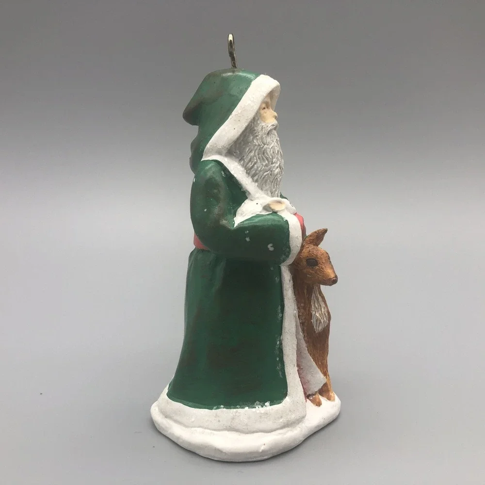 Vtg American Greetings Forget Me‎ Not 1995 Father Christmas Tree Ornament Santa